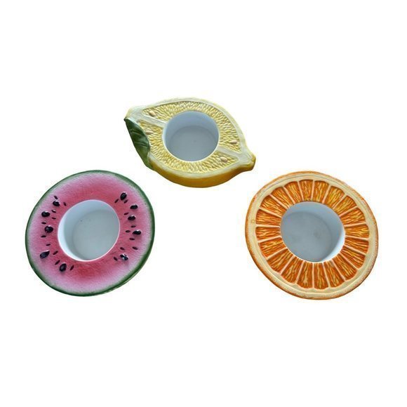 Summer Theme - Set of 2 PartyLite Tea Light Candle Holders - Picture 3 of 5